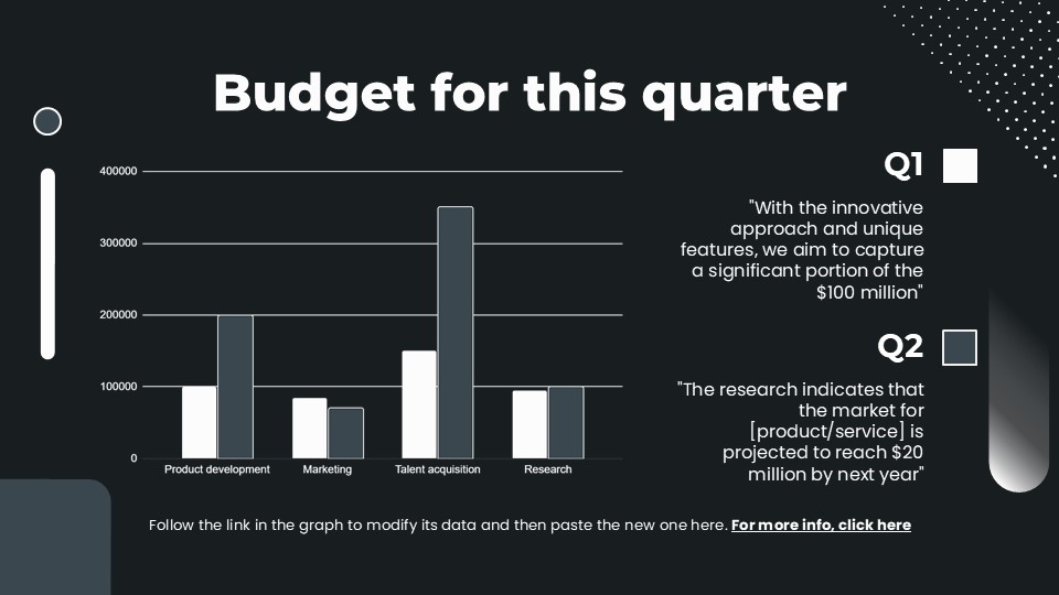 Free Black Yearly Sales Plan Presentation Theme 10