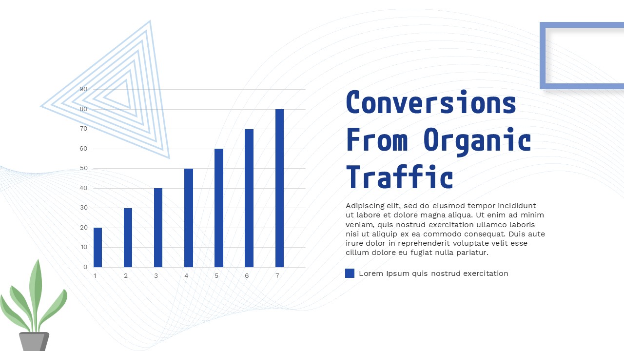 Free Blue Seo Report Powerpoint Template 14