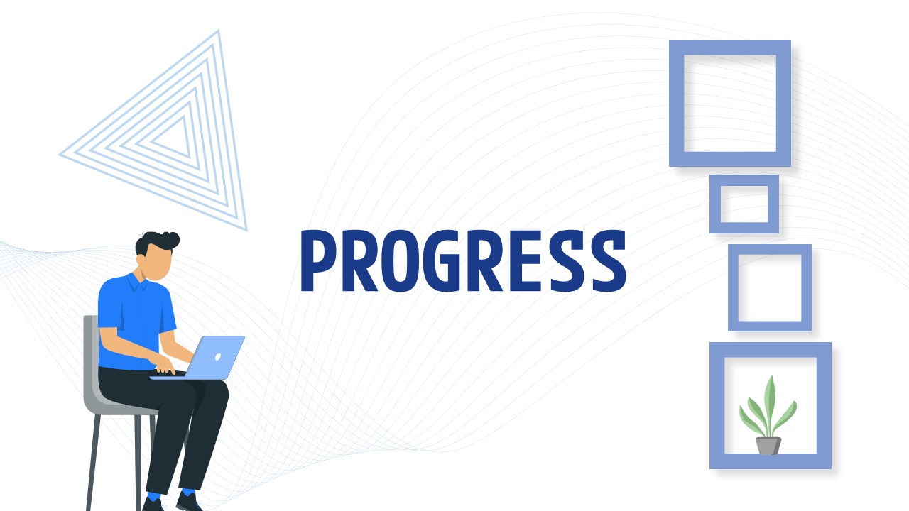 Free Blue Seo Report Powerpoint Template 7