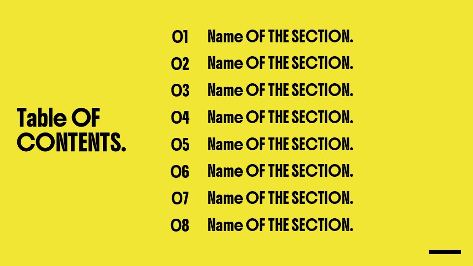 Free Bold Typography Presentation Theme 2