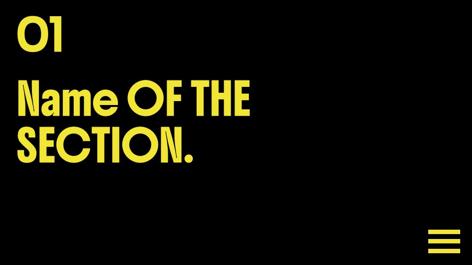 Free Bold Typography Presentation Theme 4