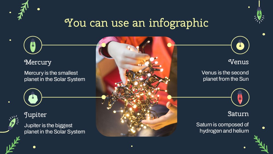 Free Christmas Tree Lights Presentation Theme 10