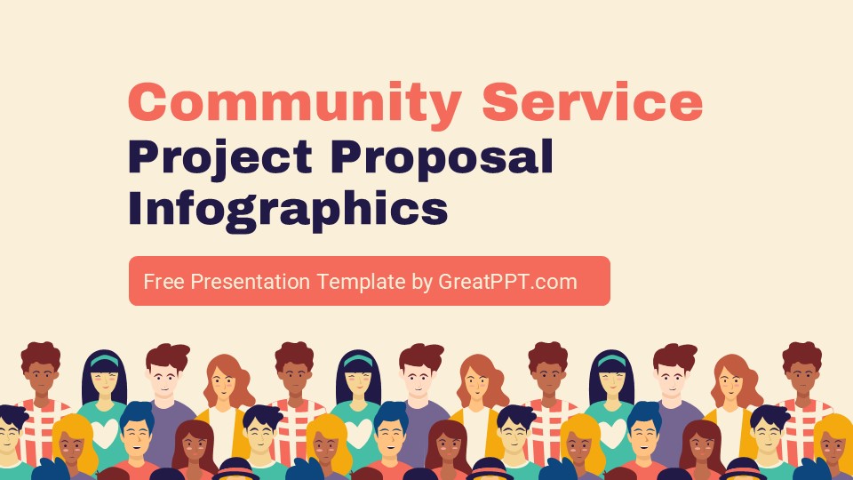 Free Community Service Project Proposal Infographics 1