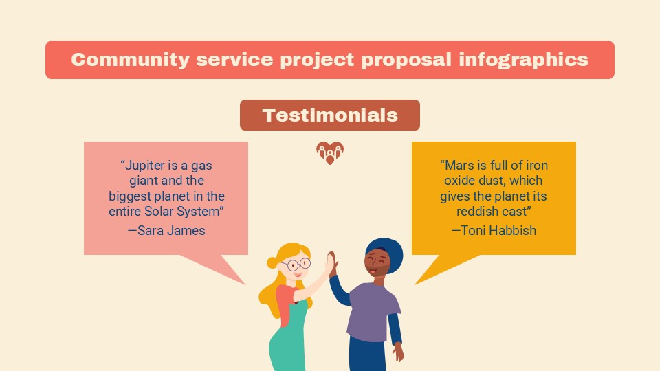 Free Community Service Project Proposal Infographics 6