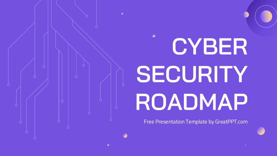 Free Cyber Security Roadmap Presentation Theme 1