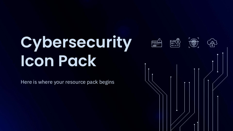 Free Cybersecurity Icon Pack For Powerpoint And Google Slides 1