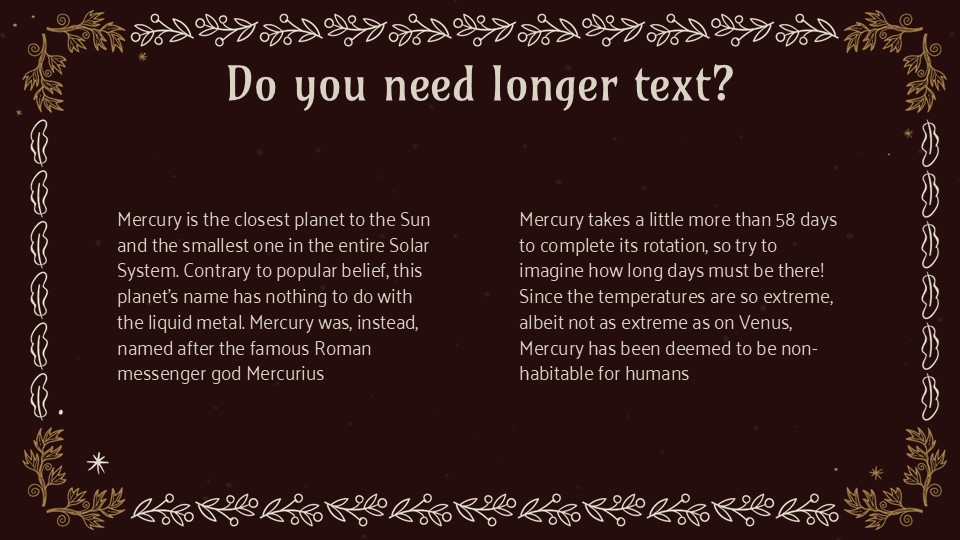 Free Dark Academia Aesthetic Powerpoint Template 4