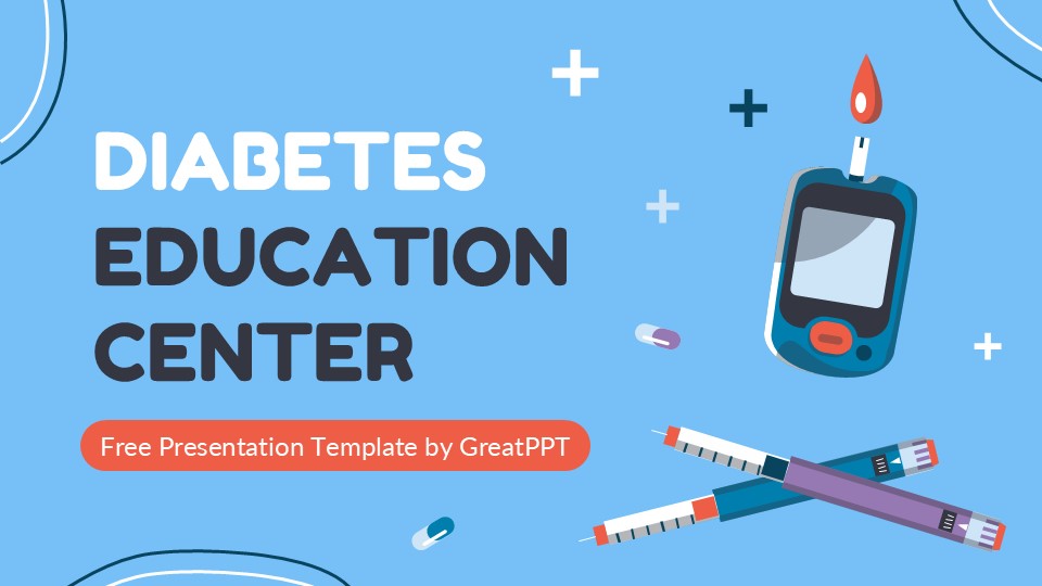 Free Diabetes Education Center Presentation Theme 1