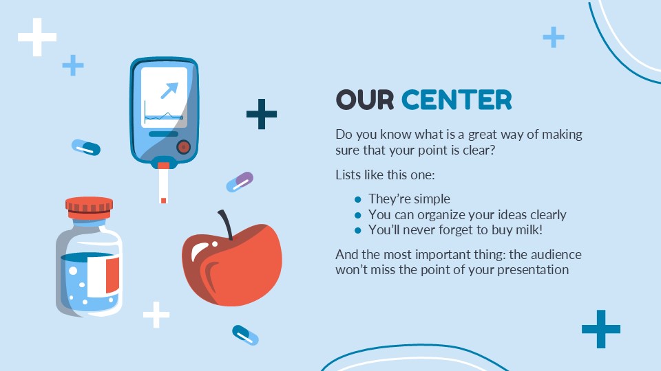 Free Diabetes Education Center Presentation Theme 5