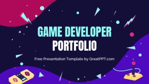 Free Game Developer Portfolio Presentation Template 1