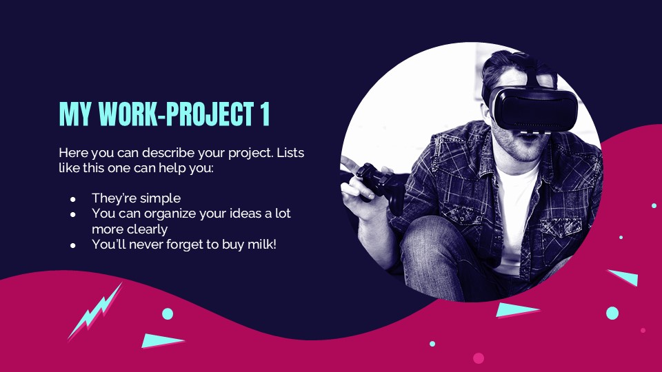 Free Game Developer Portfolio Presentation Template 10