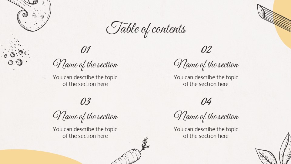 Free Grandma's Recipe Book Presentation Theme 2