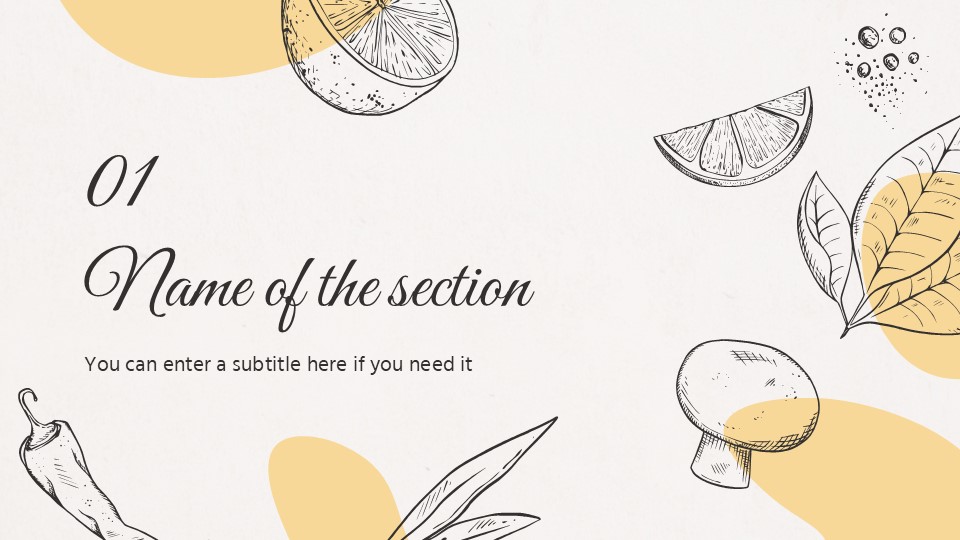 Free Grandma's Recipe Book Presentation Theme 4