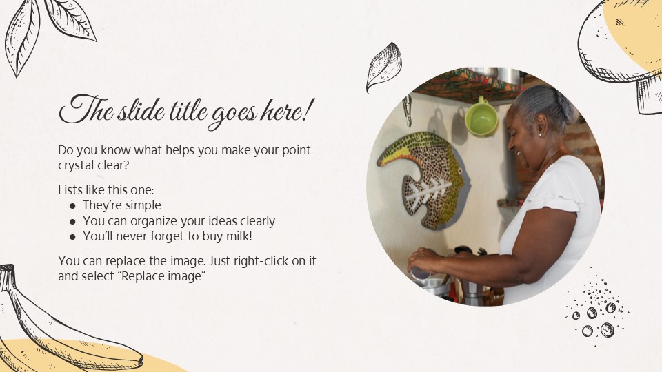 Free Grandma's Recipe Book Presentation Theme 5