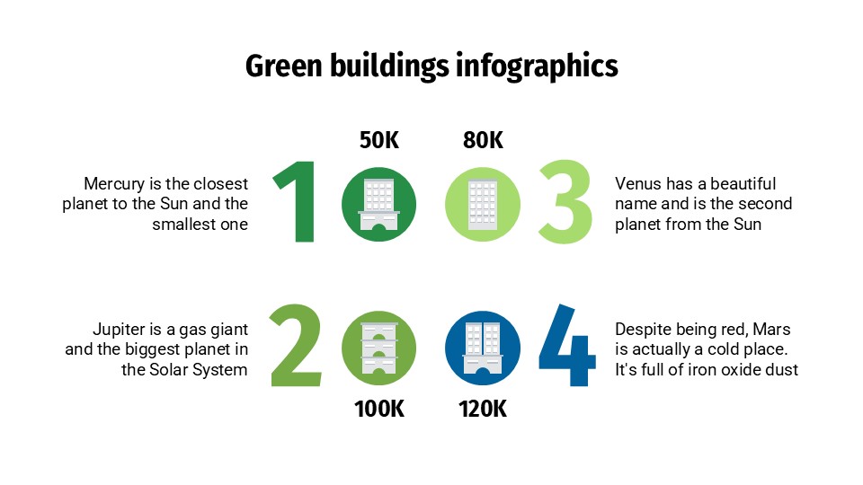 Free Green Building Infographics For Powerpoint And Google Slides 26