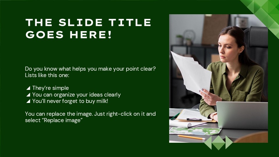 Free Green Slideshow For Powerpoint And Google Slides 5