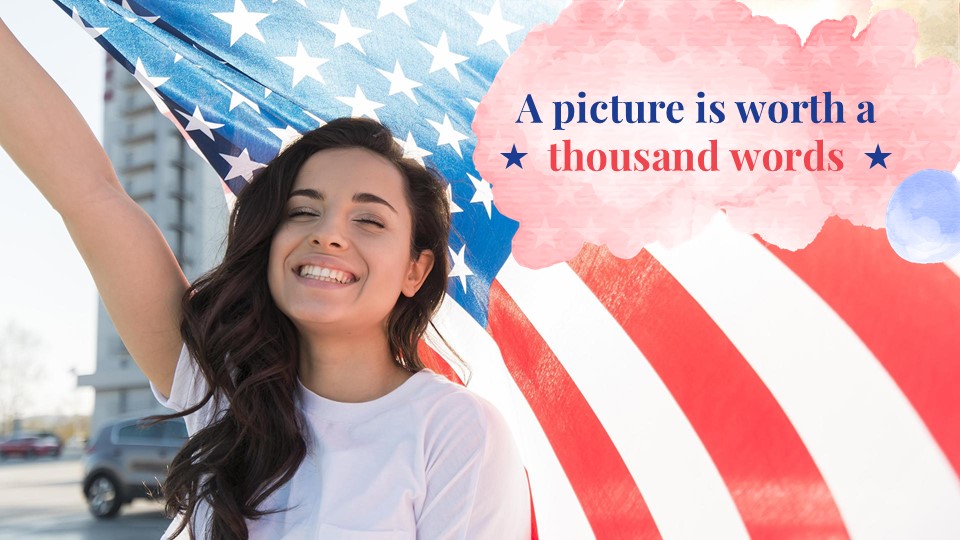 Free Happy American Flag Day Powerpoint Template 22