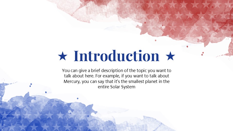 Free Happy American Flag Day Powerpoint Template 3