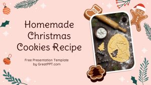Free Homemade Christmas Cookies Recipe Presentation Theme 1