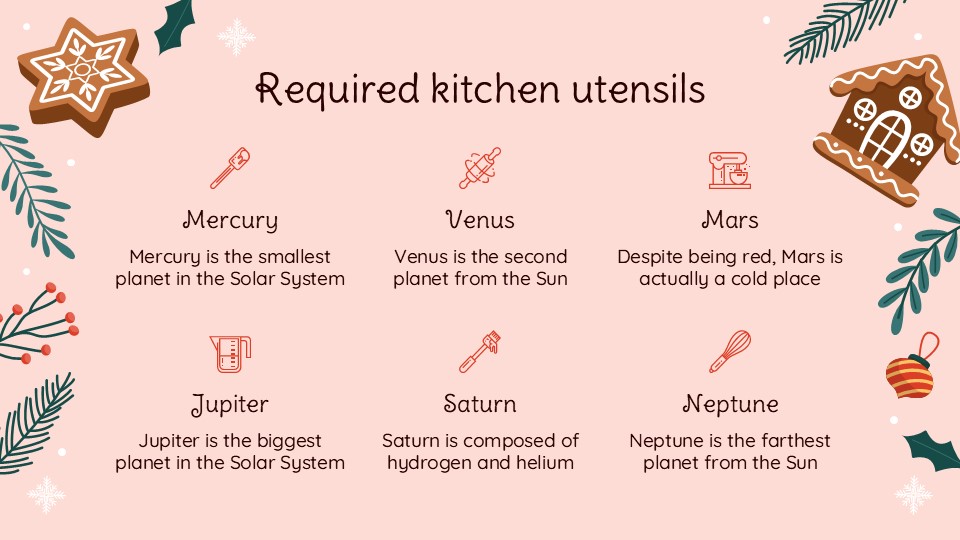 Free Homemade Christmas Cookies Recipe Presentation Theme 7