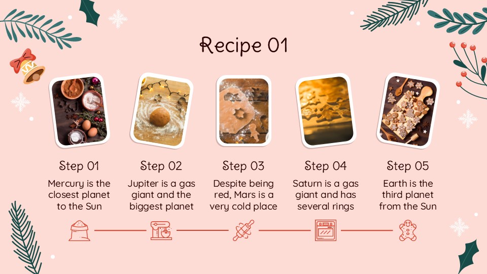 Free Homemade Christmas Cookies Recipe Presentation Theme 9