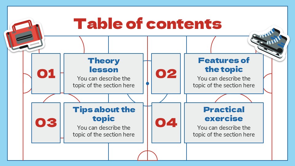 Free Ice Hockey Basics Workshop Presentation Theme 2