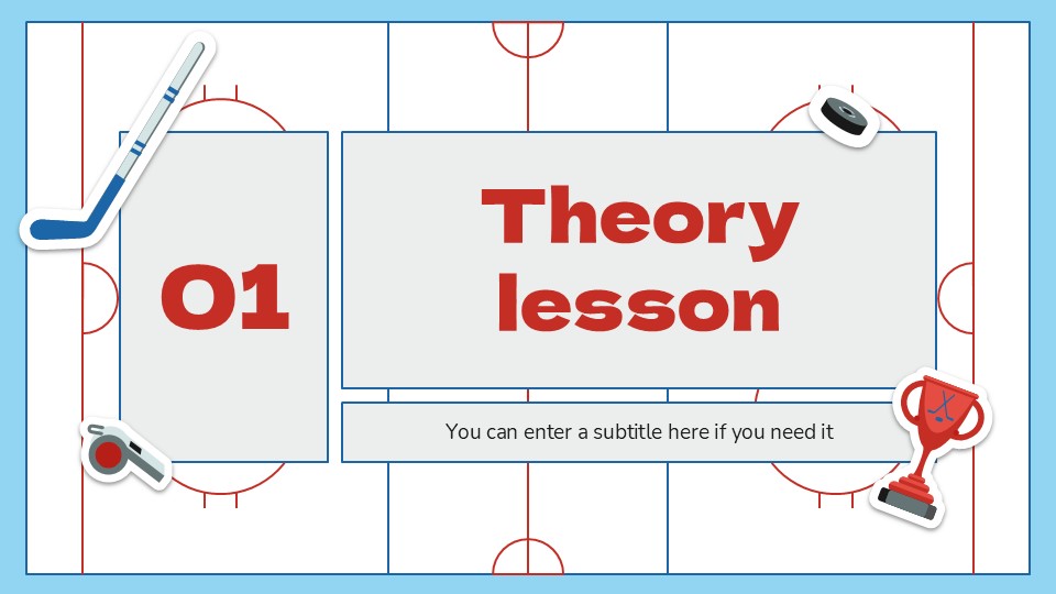 Free Ice Hockey Basics Workshop Presentation Theme 5