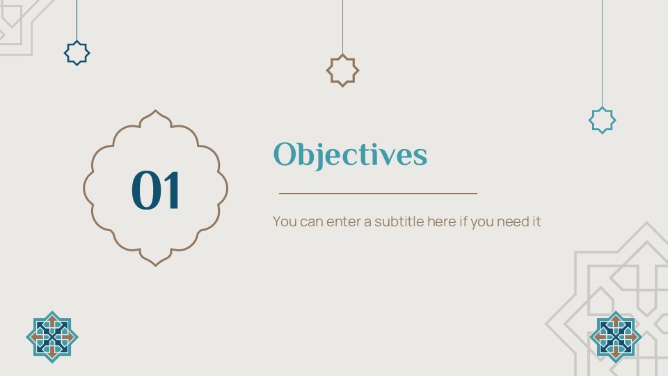 Free Islamic History Thesis Powerpoint Template And Slides Theme 12