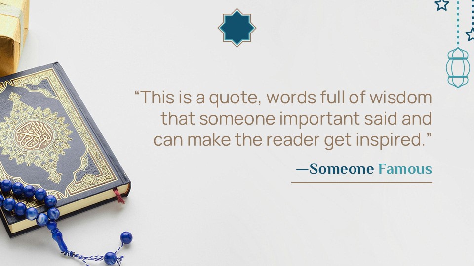 Free Islamic History Thesis Powerpoint Template And Slides Theme 6