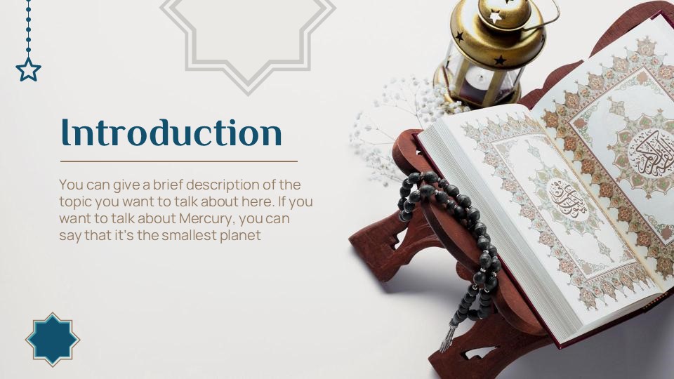 Free Islamic History Thesis Powerpoint Template And Slides Theme 9