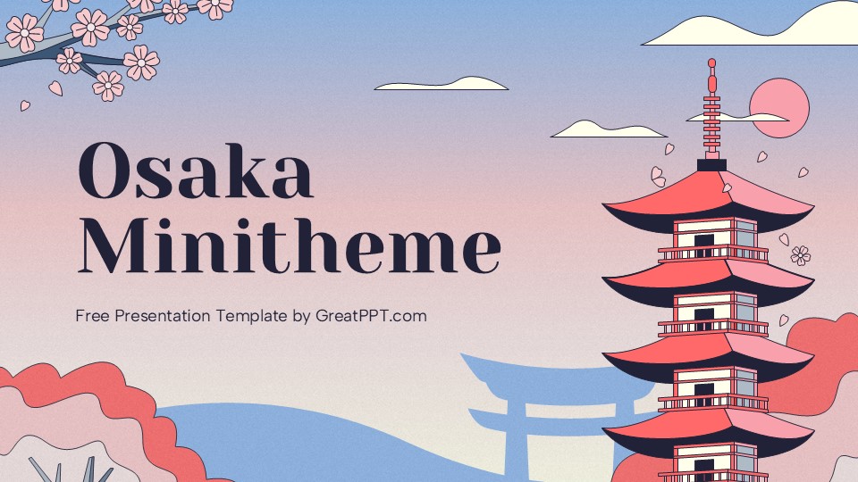 Free Japan Osaka Presentation Minitheme 1