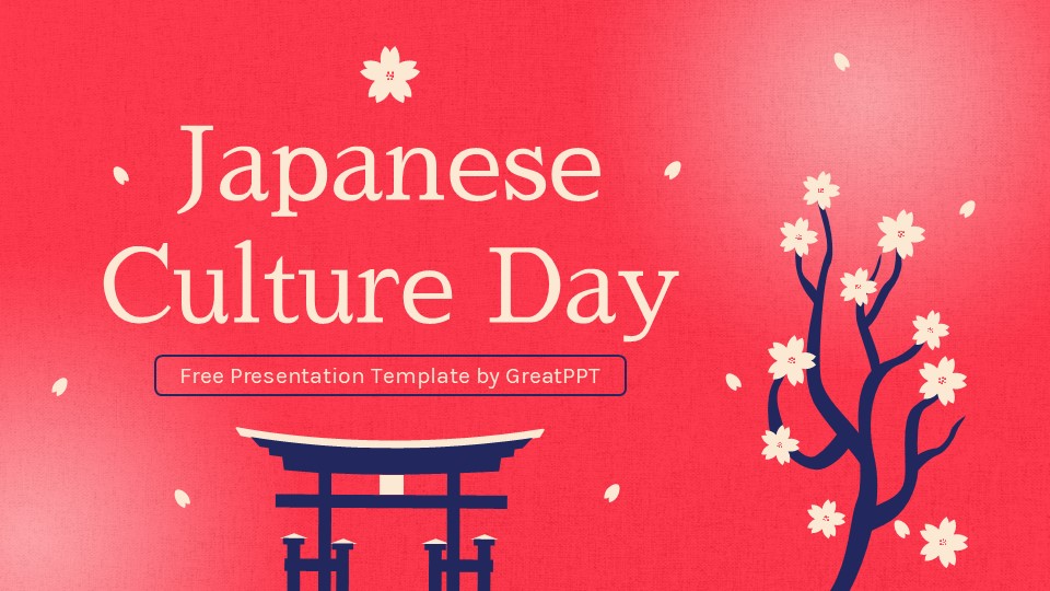 Free Japanese Culture Day Presentation Theme 1