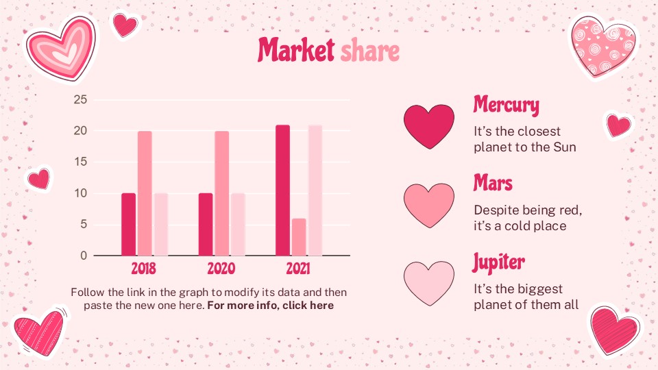 Free Lovely Hearts Pattern Marketing Plan Presentation Theme 11