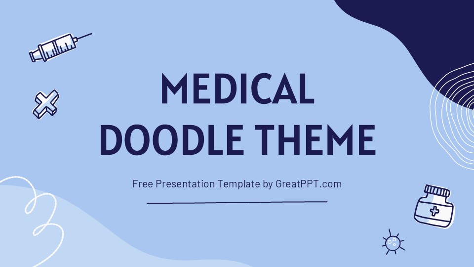 Free Medical Doodle Presentation Theme 1