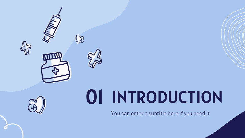 Free Medical Doodle Presentation Theme 4