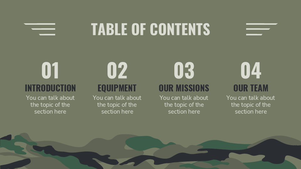 Free Military Background For Powerpoint And Google Slides 3