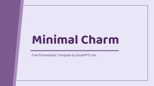 Free Minimal Charm Presentation Theme And Powerpoint Template 1