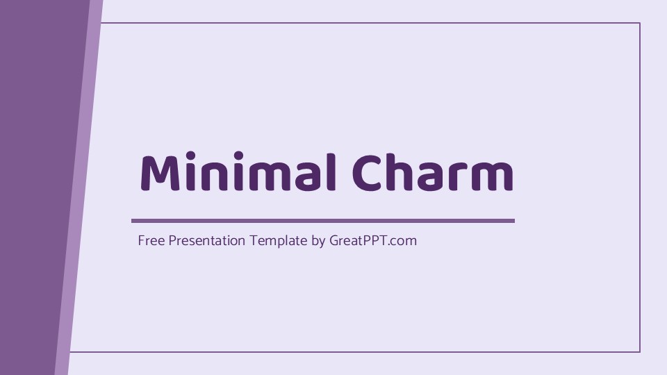 Free Minimal Charm Presentation Theme And Powerpoint Template 1