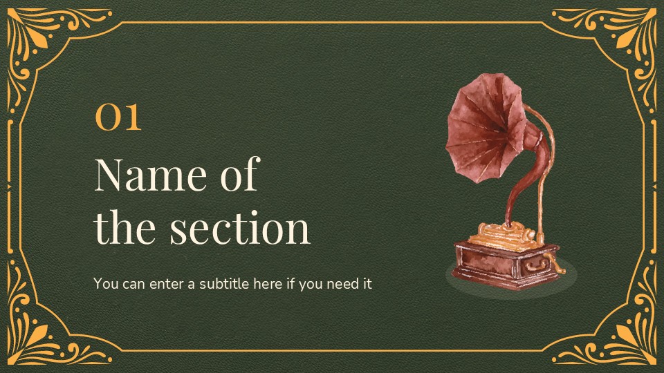 Free National Poetry Month Presentation Theme 4