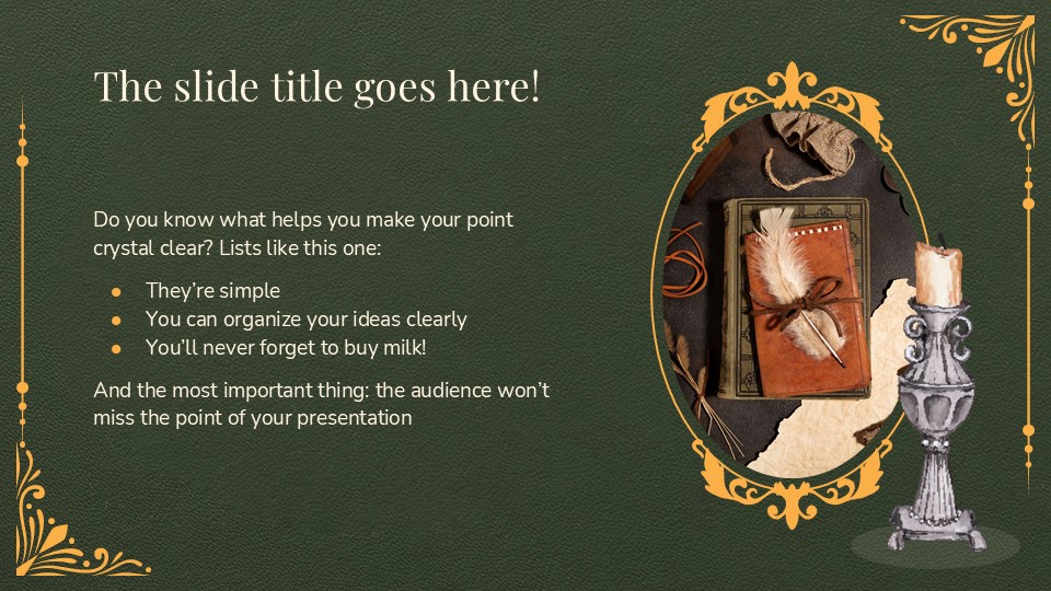 Free National Poetry Month Presentation Theme 6