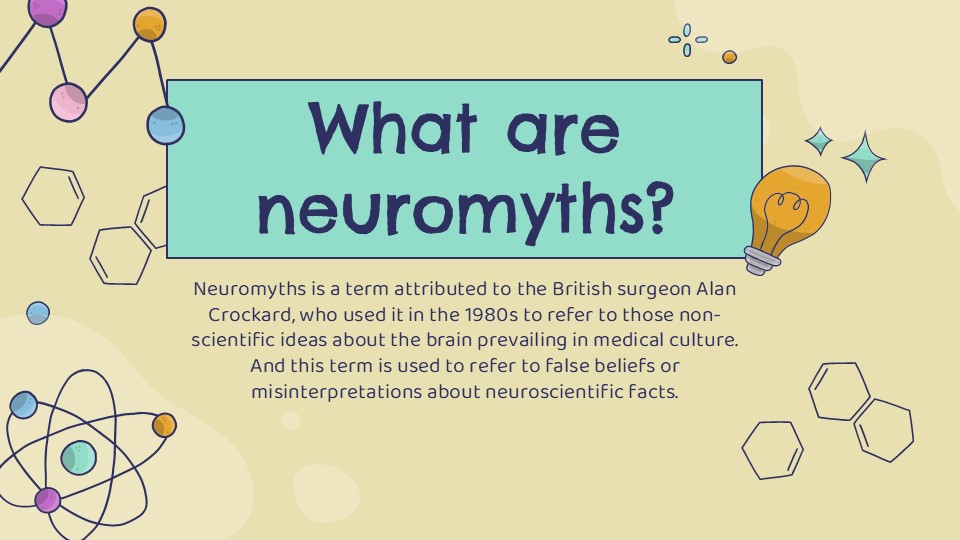 Free Neuromyths Powerpoint Template And Google Slides Theme 3