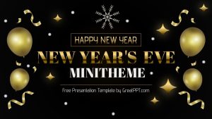 Free New Year's Eve Presentation Minitheme 1