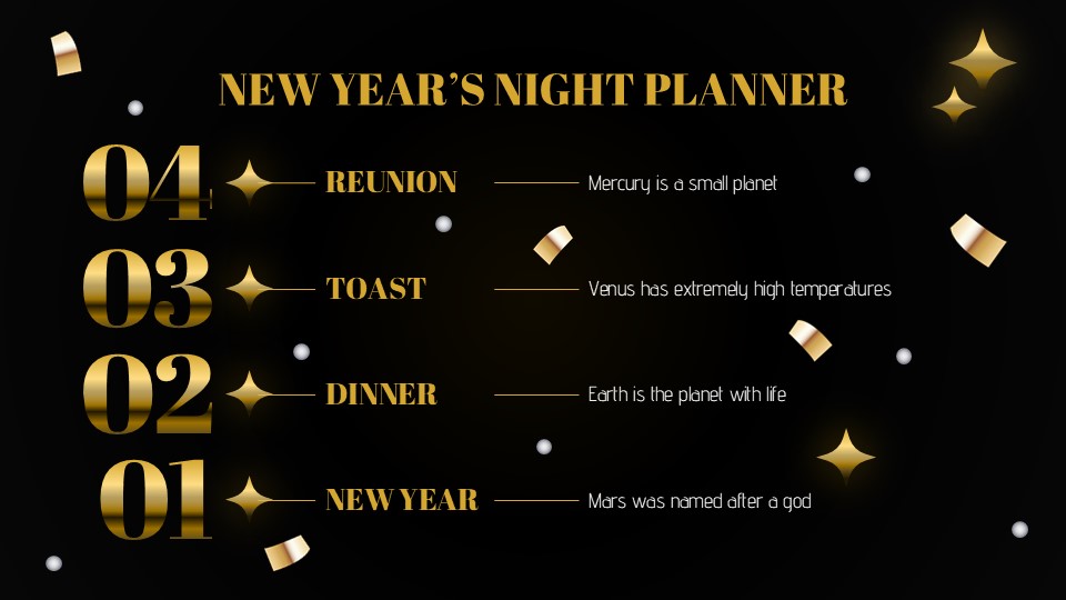 Free New Year's Eve Presentation Minitheme 14