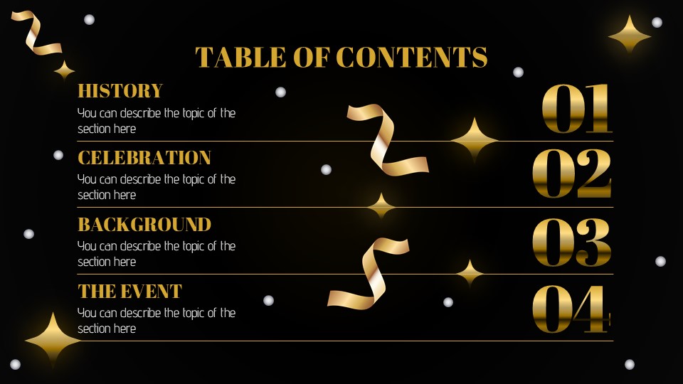 Free New Year's Eve Presentation Minitheme 3