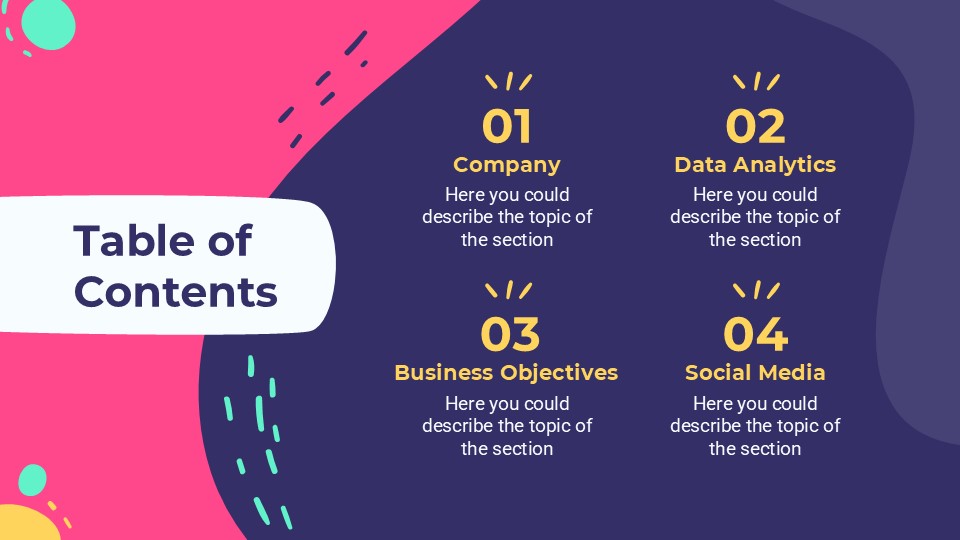 Free Pitic Marketing Presentation Theme 2