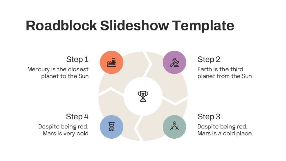 Free Roadblock Slideshow Template For Powerpoint 10