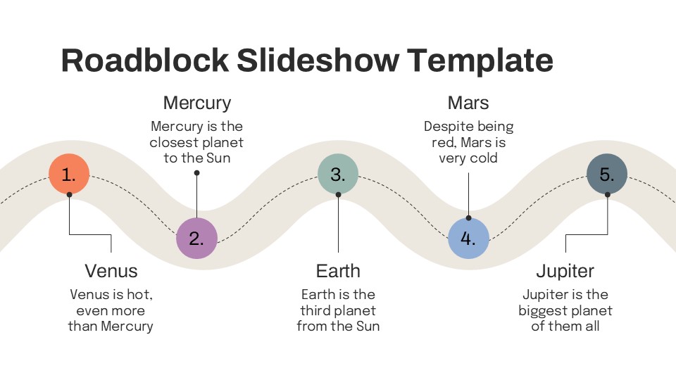 Free Roadblock Slideshow Template For Powerpoint 3