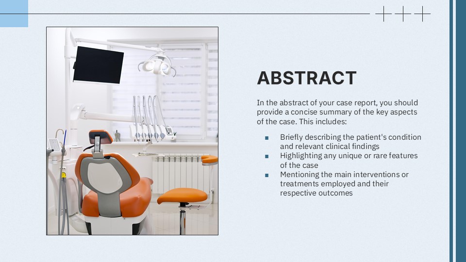 Free Saliva And Dental Caries Case Report Presentation Template 4