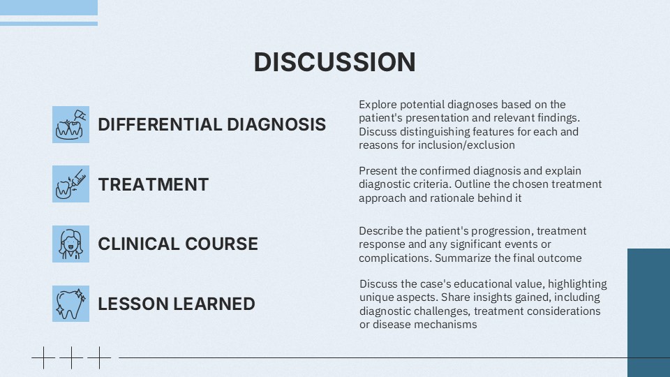Free Saliva And Dental Caries Case Report Presentation Template 7