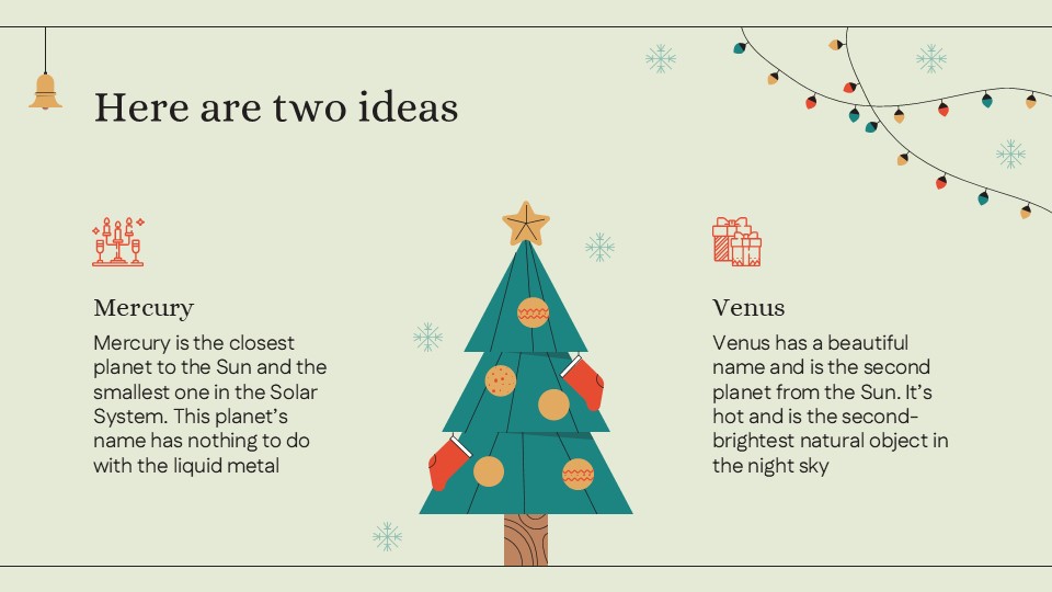 Free Silent Night Christmas Presentation Template 5